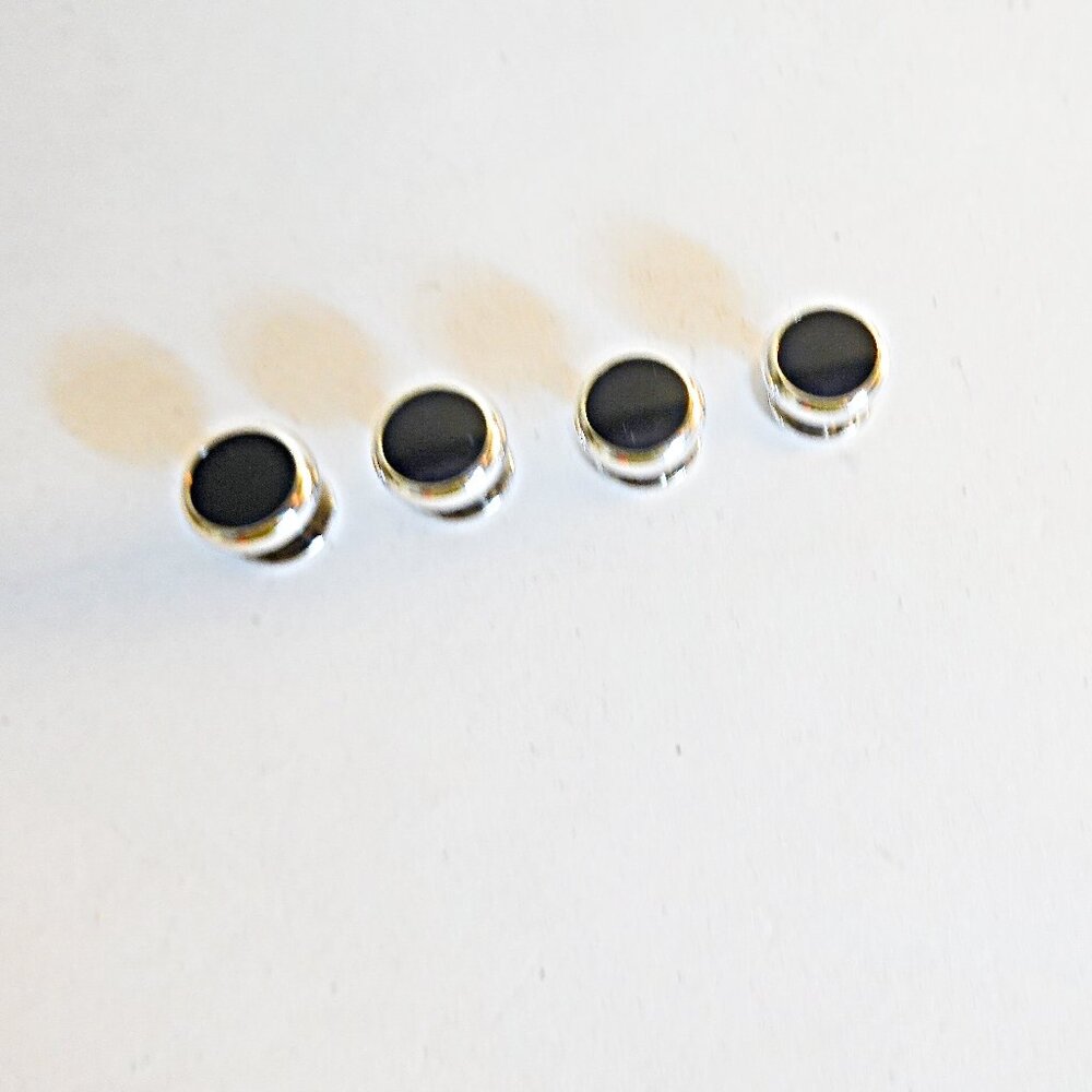 Nordstrom Black onyx tuxedo studs